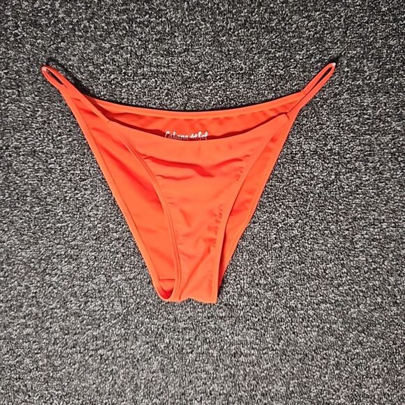NWOT Cabana de Sol Orange XL Bikini Bottoms Swimsuit Bathing Suit - Picture 2 of 8